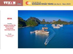 Những chuyến tàu đón du khách tham quan đảo ngọc Cát Bà