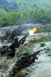 Trung đoàn H8 anh hùng.(Giải Ba Nhóm ảnh - Giải ảnh báo chí Khoảnh Khắc Vàng 01)