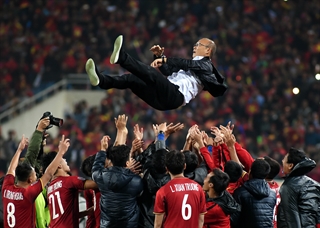 HLV Park Hang-seo và các học trò đã cùng nhau tạo nên một tập thể dựa trên sức mạnh của sự đoàn kết tại Giải bóng đá AFF Suzuki Cup 2018.